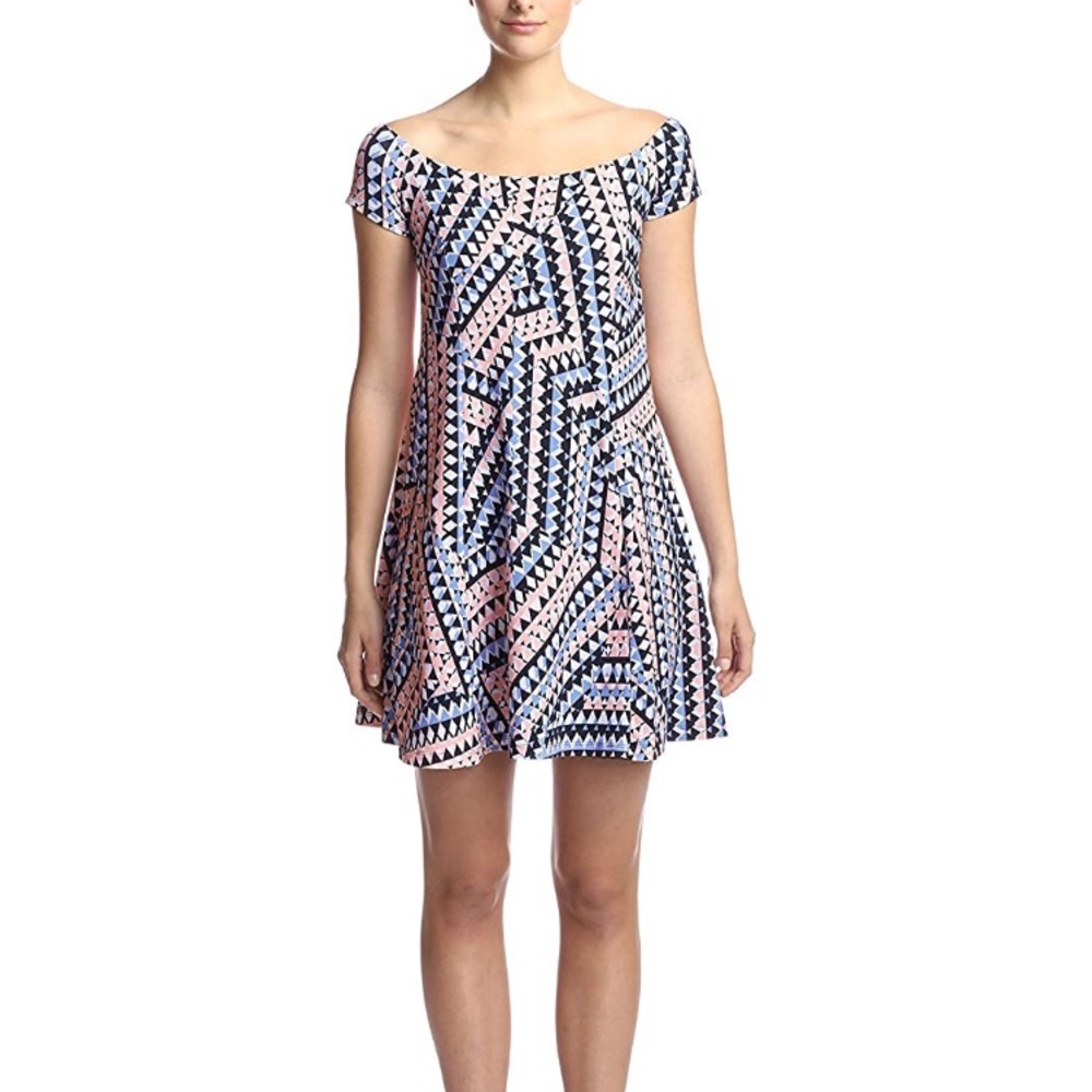 NWOT Susana Monaco Marina off shoulder dress xs